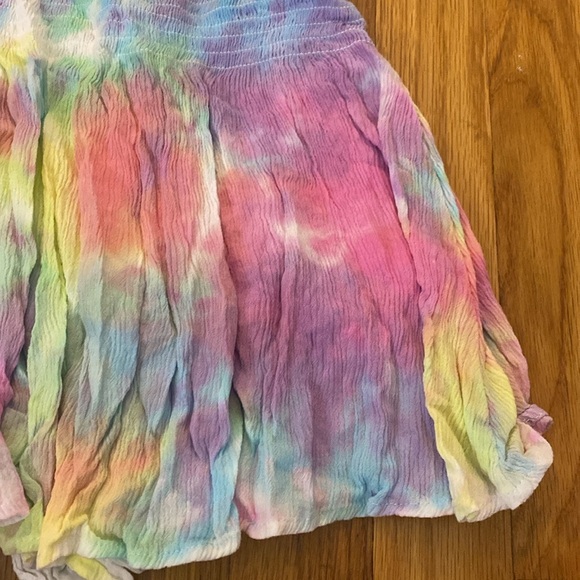 Katie J NYC Multicolor Tie Dye Strapless Dress Size L - Picture 4 of 7